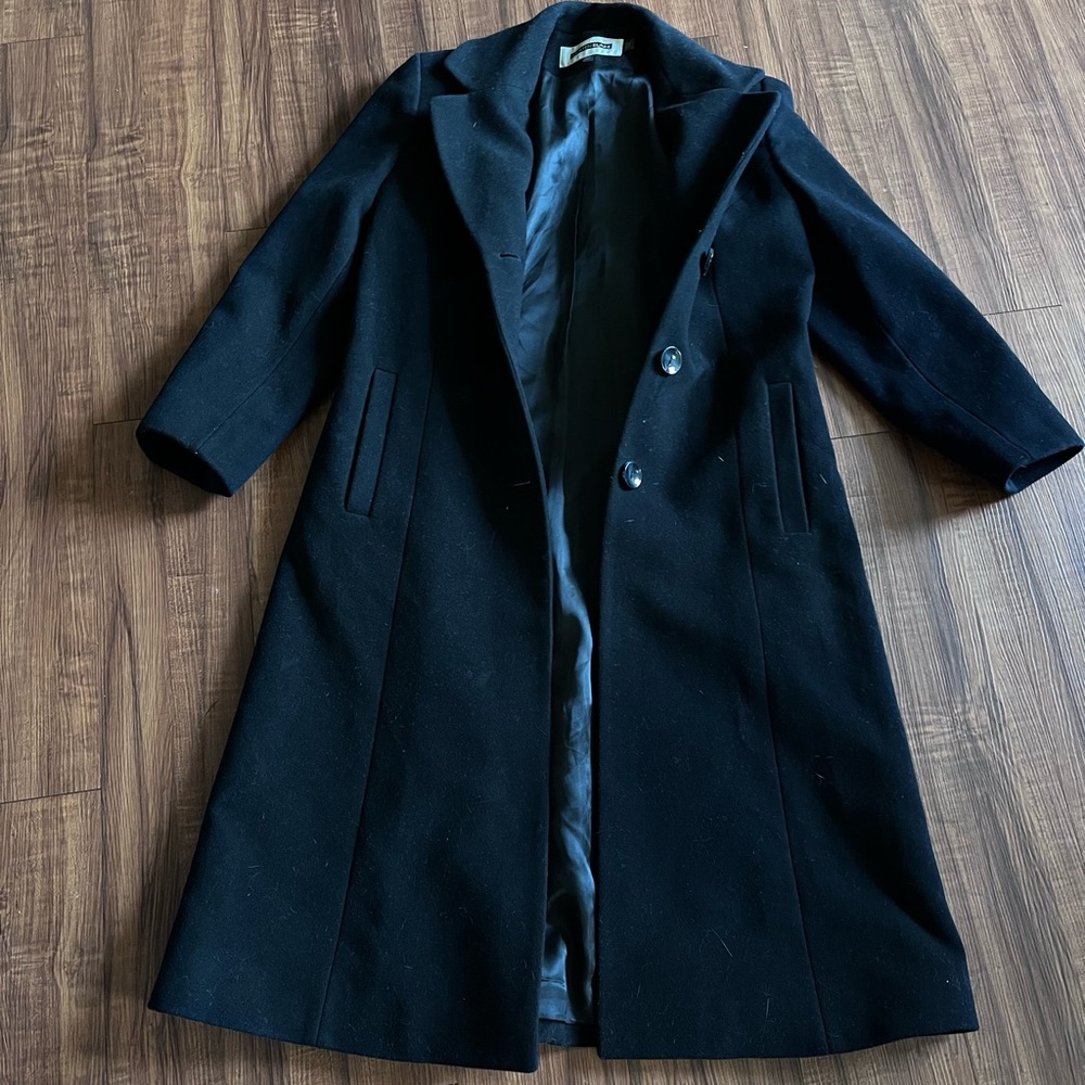 Black Pea coat